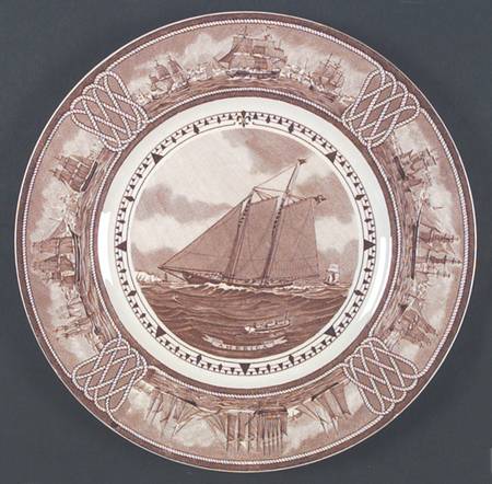 American Sailing Ship Brown by Wedgwood