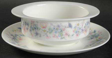 Angela Flat Cream Soup Bowl & Saucer Set