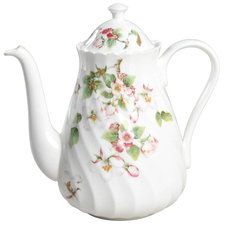 Apple Blossom Coffee Pot & Lid