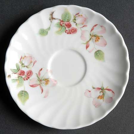 Apple Blossom Saucer for Demitasse Cup
