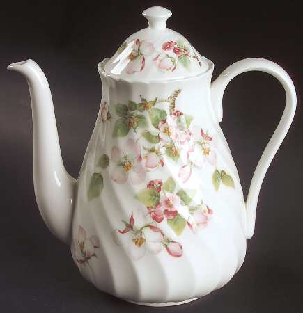 Apple Blossom Coffee Pot & Lid