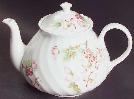 Apple Blossom Teapot & Lid