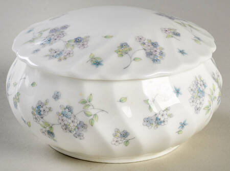 April Flowers Round Box & Lid