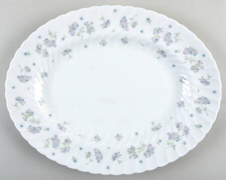 April Flowers 14" Oval Serving Platter
