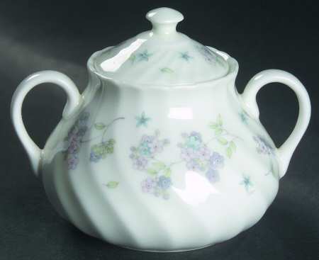 April Flowers Mini Sugar Bowl & Lid