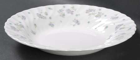 April Flowers Rim Soup Bowl