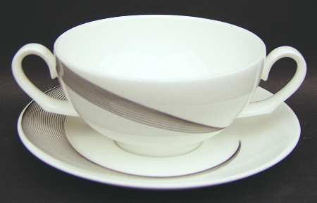 Apollo Flat Cream Soup Bowl & Saucer Set