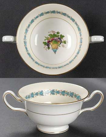 Appledore Footed Cream Soup Bowl