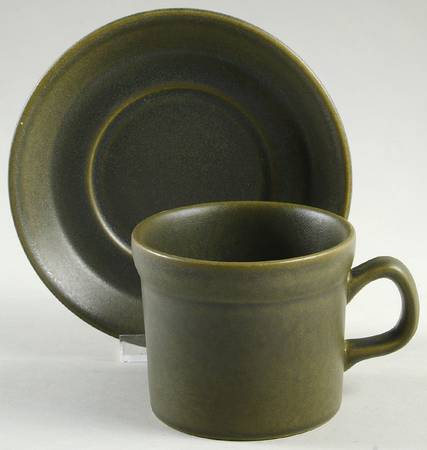 Aquarius Flat Cup & Saucer Set