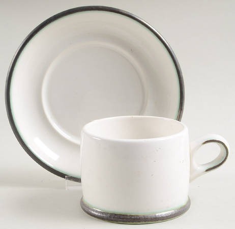 Arctic Flat Demitasse Cup & Saucer Set