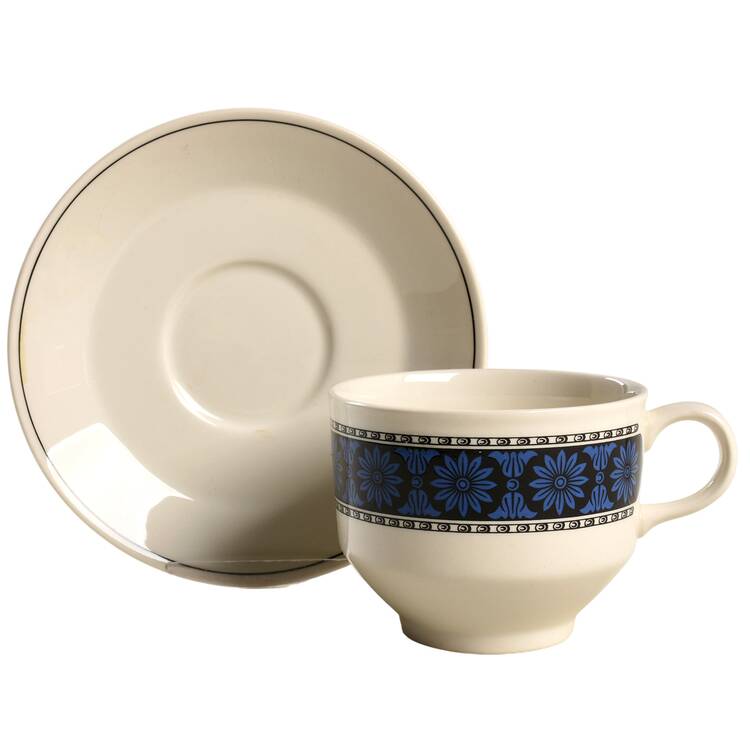 Argosy Flat Cup & Saucer Set