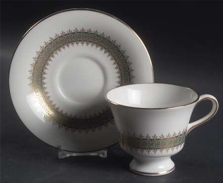 Argyll Footed Cup & Saucer Set