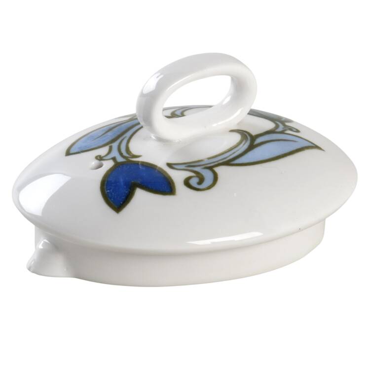 Art Nouveau Blue Lid for Coffee Pot
