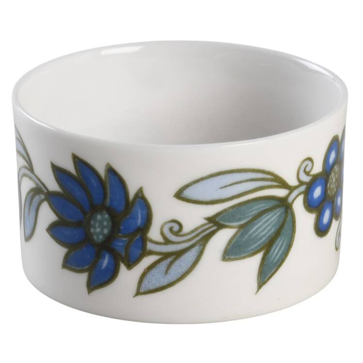 Art Nouveau Blue Mini Open Sugar Bowl