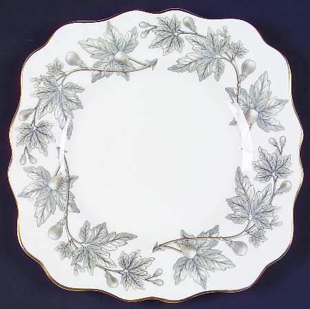 Ashford Grey Square Luncheon Plate