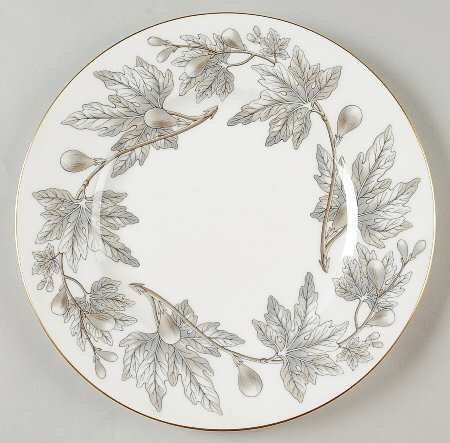 Ashford Grey Luncheon Plate