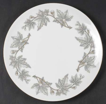 Ashford Grey Cake Plate