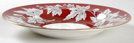 Ashford Red Large Rim Soup Bowl