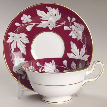 Ashford Red Footed Cup & Saucer Set