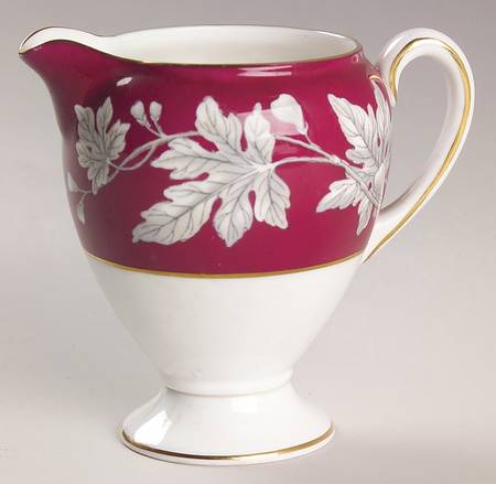 Ashford Red Globe Shape Creamer