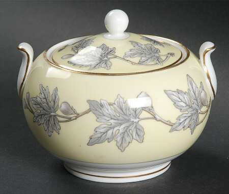 Ashford Yellow 146 Shape Sugar Bowl & Lid
