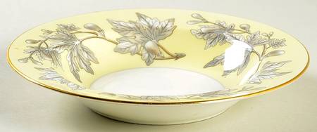 Ashford Yellow Rim Soup Bowl