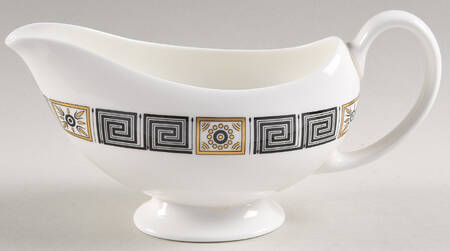 Asia Black Gravy Boat