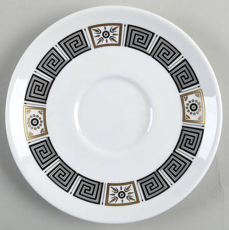 Asia Black Saucer