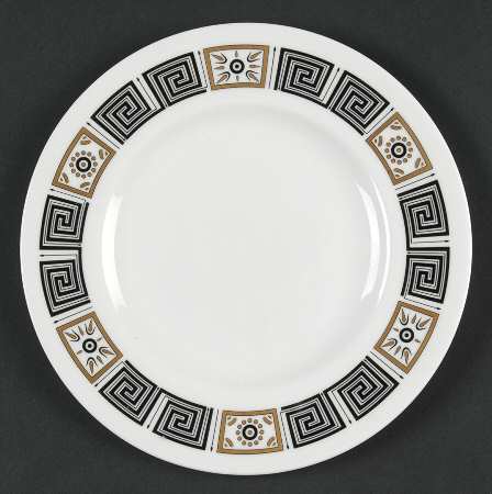 Asia Black Dessert/Pie Plate
