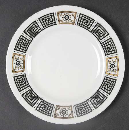 Asia Black Bread & Butter Plate