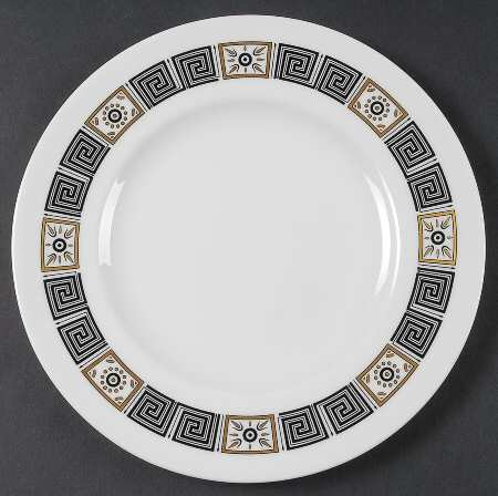 Asia Black Salad Plate