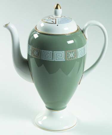 Asia Green Coffee Pot & Lid