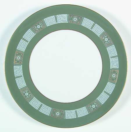 Asia Green Cake Plate