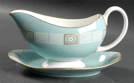 Asia Turquoise Gravy Boat & Underplate