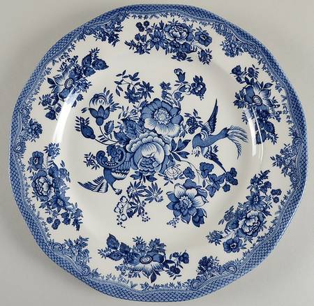Asiatic Pheasant Blue Service Plate (Charger)