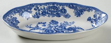 Asiatic Pheasant Blue Relish/Gravy Underplate