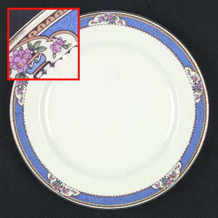 Astor (Flowers On Border, Older) by Wedgwood