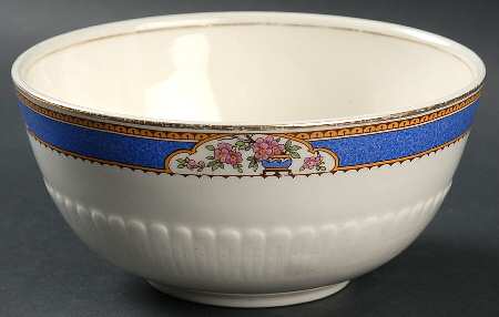 Astor (Flowers On Border, Older) 6" All Purpose Bowl