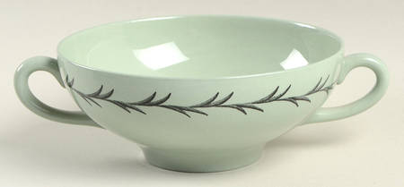 Aster Footed Cream Soup Bowl