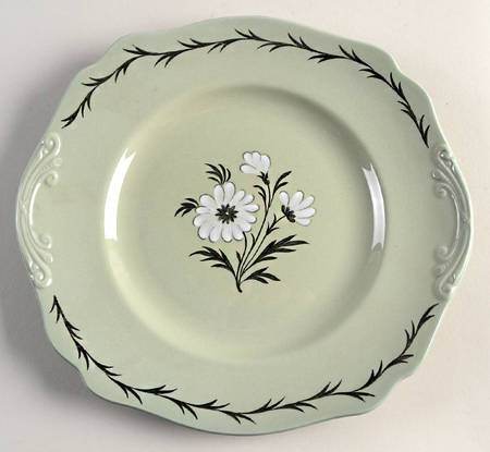 Aster Handled Cake Plate