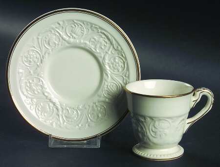 Athenian Gold Footed Demitasse Cup & Saucer Set