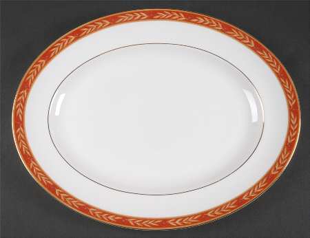 Augustus 14" Oval Serving Platter