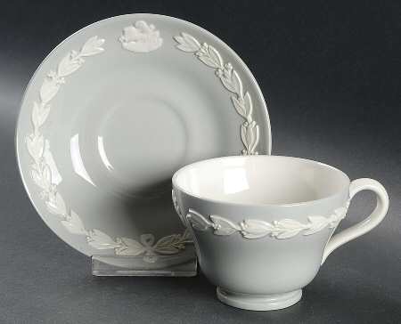Aurora Footed Cup & Saucer Set