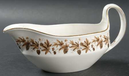 Autumn Vine (Gold Trim) Gravy Boat