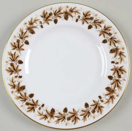 Autumn Vine (Gold Trim) Bread & Butter Plate