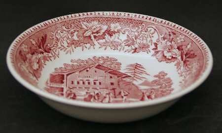 Avon Cottage Pink (Smooth) Fruit/Dessert (Sauce) Bowl