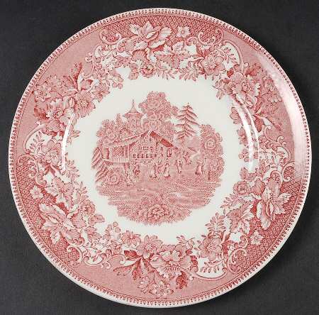 Avon Cottage Pink (Smooth) Luncheon Plate