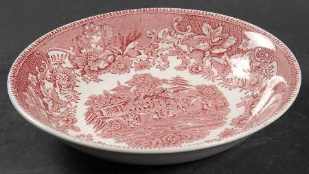 Avon Cottage Pink (Smooth) Coupe Soup Bowl