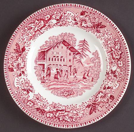 Avon Cottage Pink (Smooth) Bread & Butter Plate