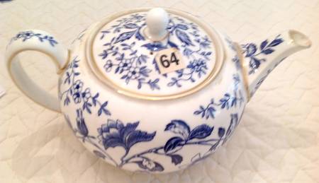 Avon Blue Teapot & Lid